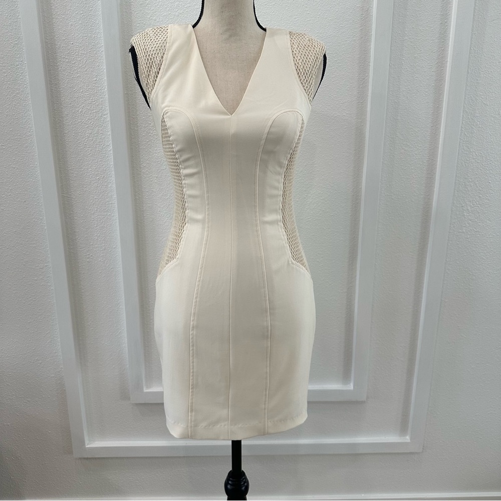 NWOT Arc & Co Bodycon Ivory Dress